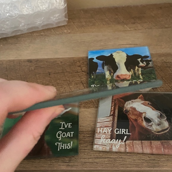 Farm Animal Coasters Set - Picture 2 of 2